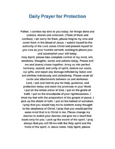 Daily Prayer for Protection - Deliverance Revolution